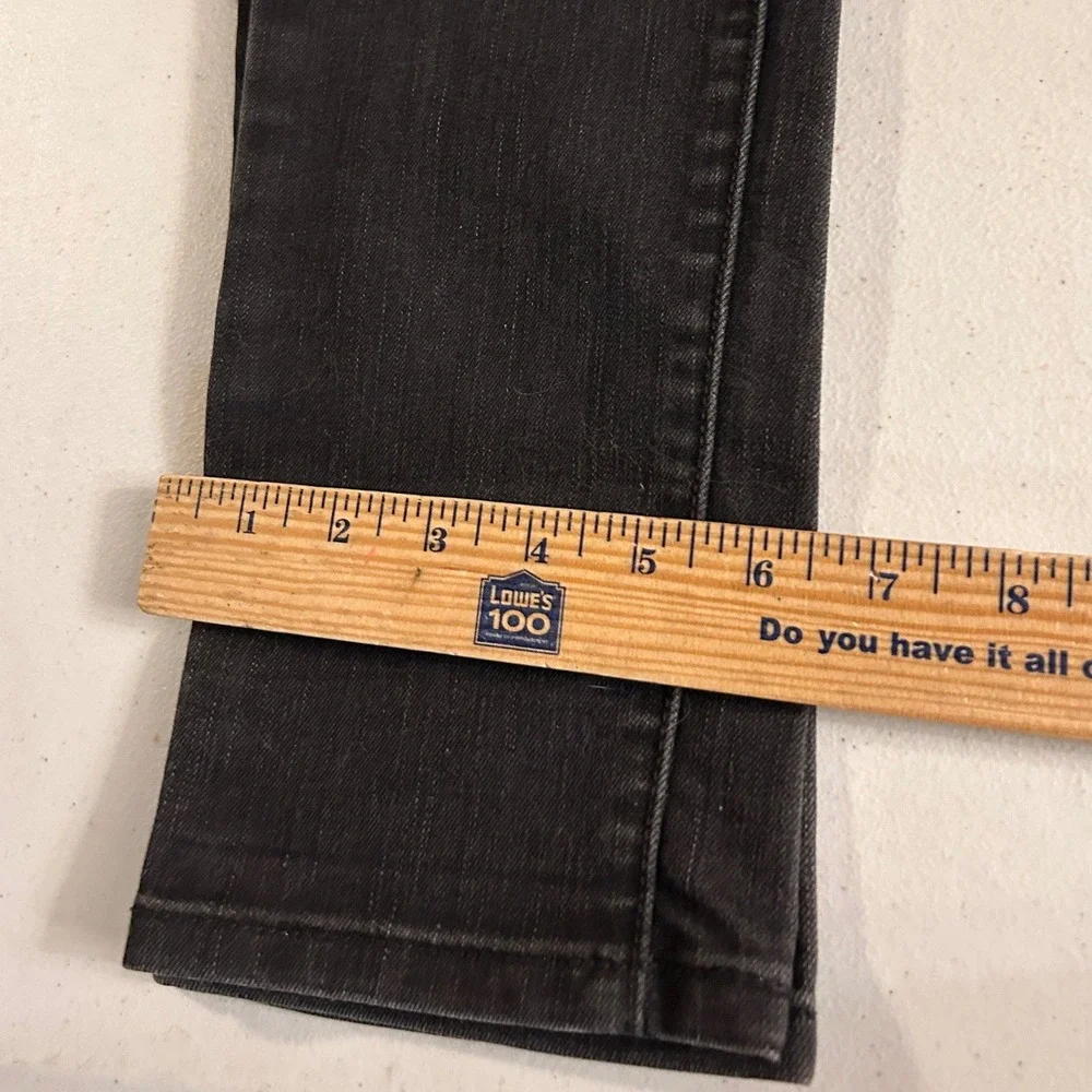 Levis Slim Leg‎ Washed Black Denim Jeans 28x30 or size 6 Cotton Blend